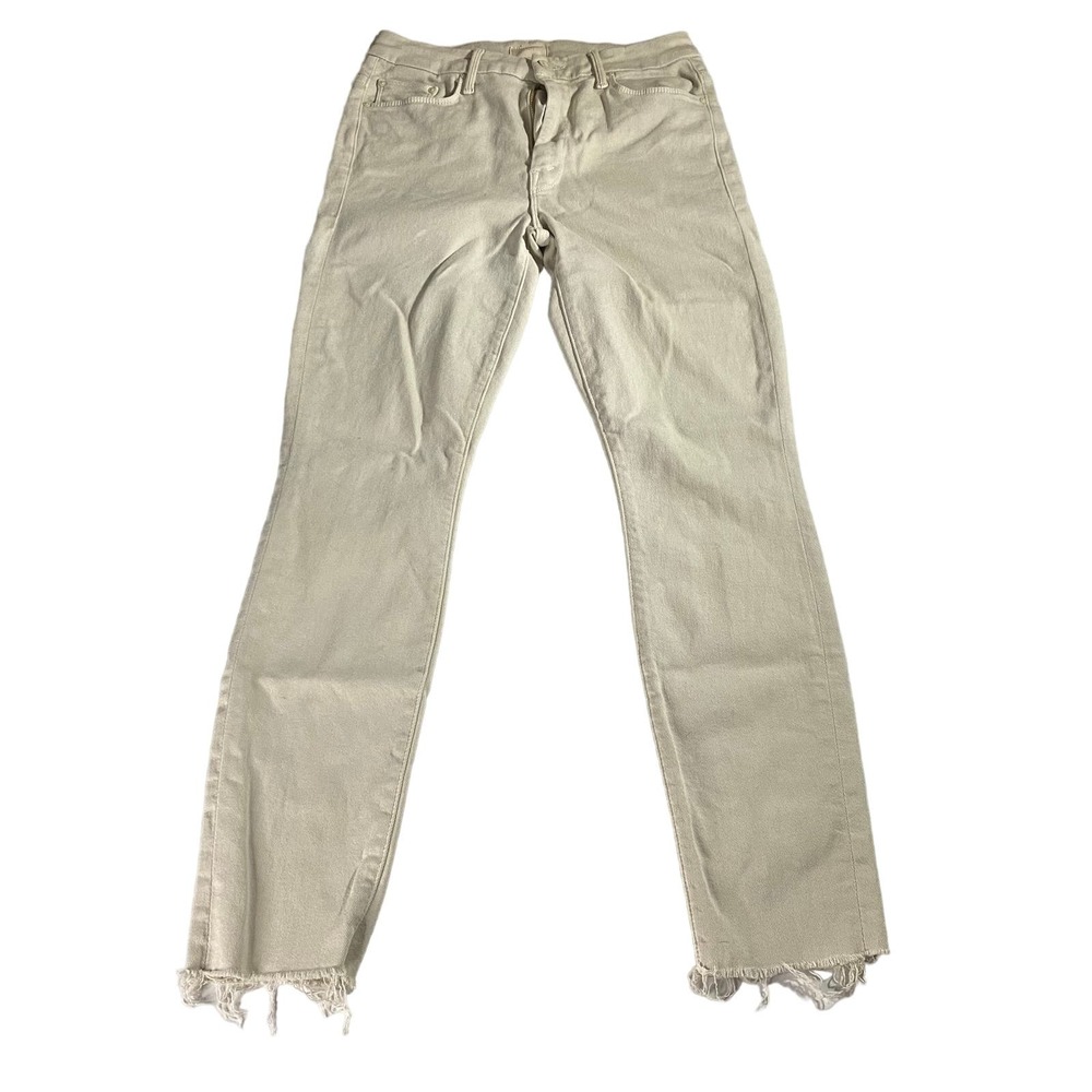 Mother High Waisted Looker Ankle Fray Second Chance Jeans Women's 27